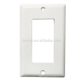 NEMA Standard almond and white wall socket cover YGC-009